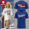 Los Angeles Dodgers Carpenter Short N Sweet Tour Two Sided Shirt