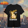Los Angeles Dodgers New Era 2025 World Series Champions Medallion Logo shirt