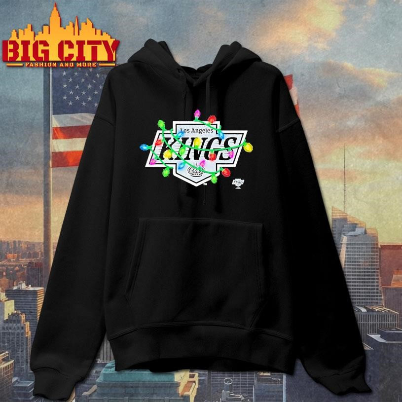 Los Angeles Kings Logo Lights Christmas Shirt