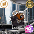 Los Angeles Kings NHL Mascot Christmas Car Decorations Ornament