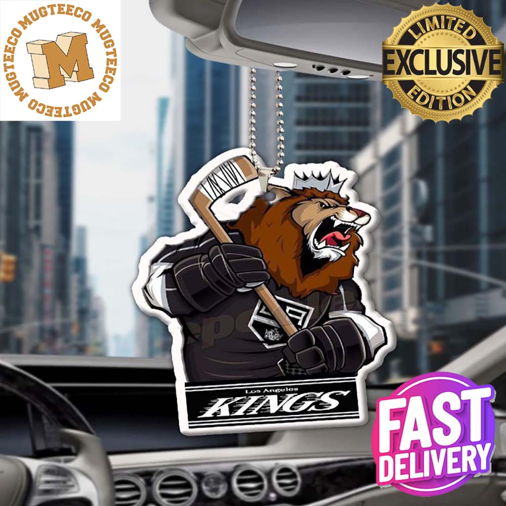 Los Angeles Kings NHL Mascot Christmas Car Decorations Ornament