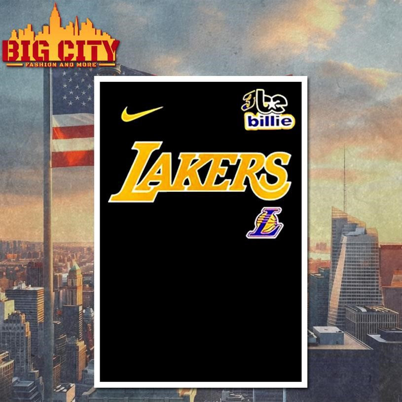 Los Angeles Lakers x Billie Eilish Lake show shirt