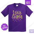 Louisiana Bow Kids Shirt - Louisiana Parade Coquette Children's Tshirt