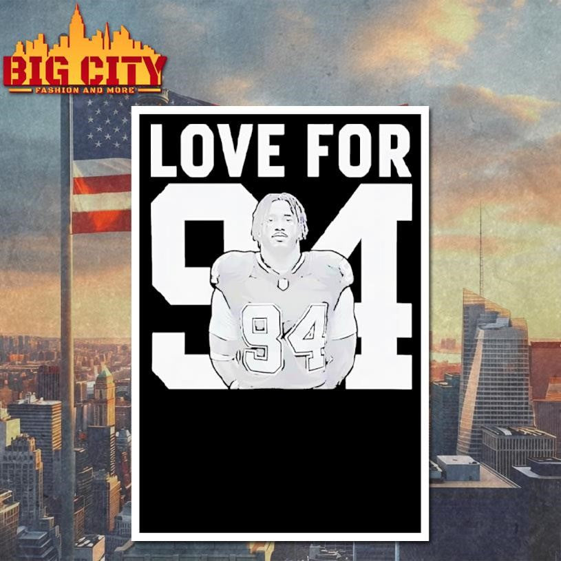 Love For 94 Marshawn Kneeland Dallas Cowboys Football Shirt
