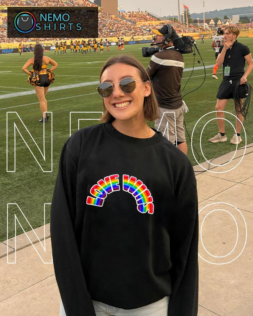 Love Wins LGBT pride text shirt
