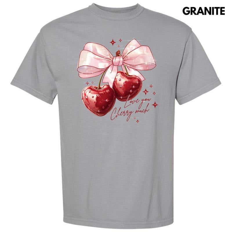 Love You Cherry Much Comfort Colors T-Shirt 'NLB' Hoodie, Sweatshirt | CiraTrend.com