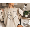 Love Yourself Heart Sweatshirt, Heart Shirt, Love Hoodie, Heart Art Line Shirt, Love Yourself T-Shirts, Trendy Gift for...