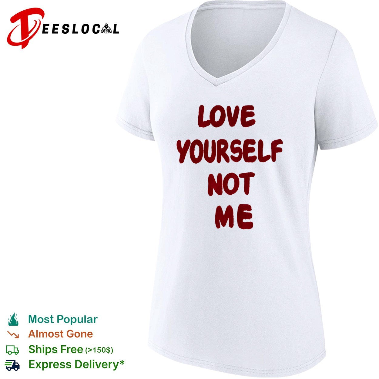 Love yourself not me shirt