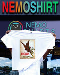 Luchando Mexican eagle mask holding snake shirt