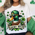 Lucky Duck T-Shirt, Duck St Patricks Day T-Shirt, St Patricks Shirt Design T-Shirt, St Patricks , Kids St Patricks...
