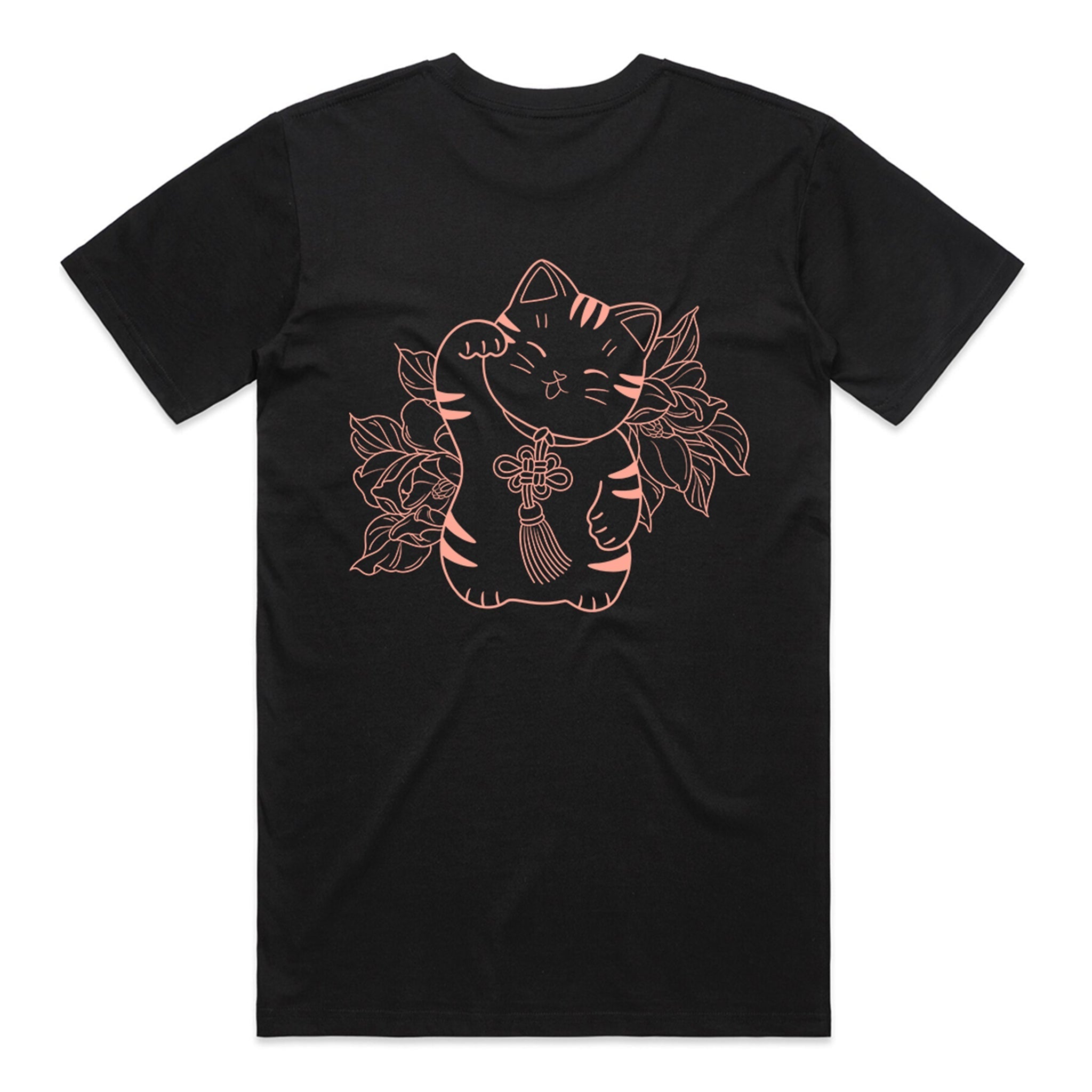 Lucky Cat Tee Hoodie, Sweatshirt | CiraTrend.com (Image 2)