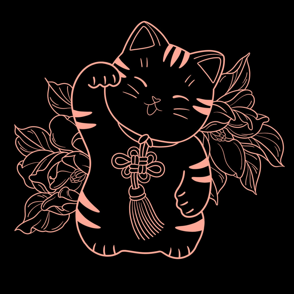 Lucky Cat Tee Hoodie, Sweatshirt | CiraTrend.com (Image 3)