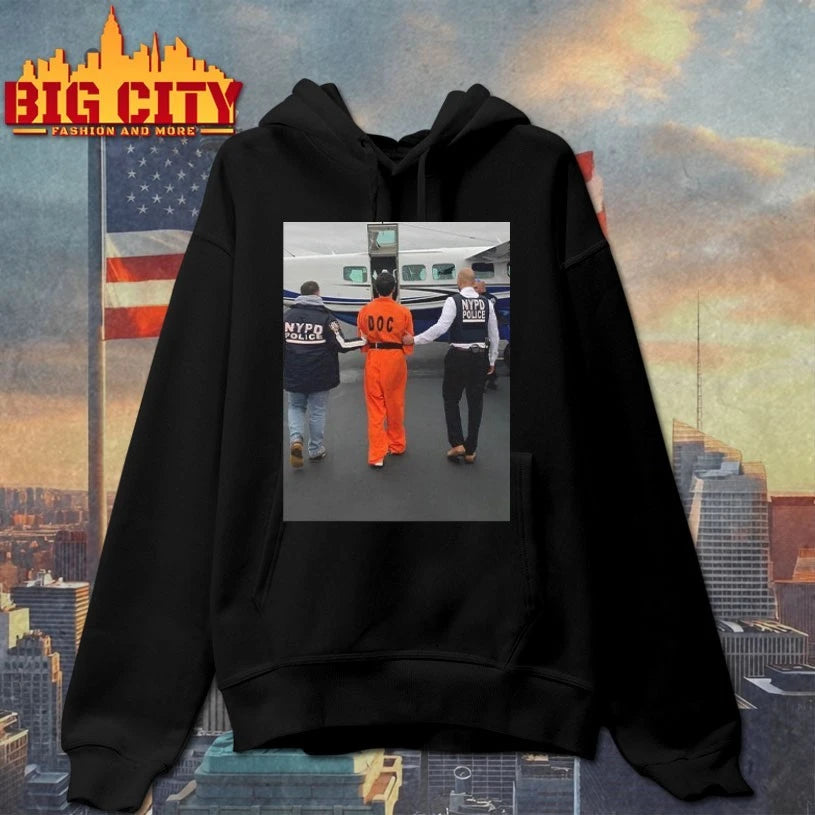 Luigi Mangione Is Escorted From An NYPD Helicopter In New York City shirt