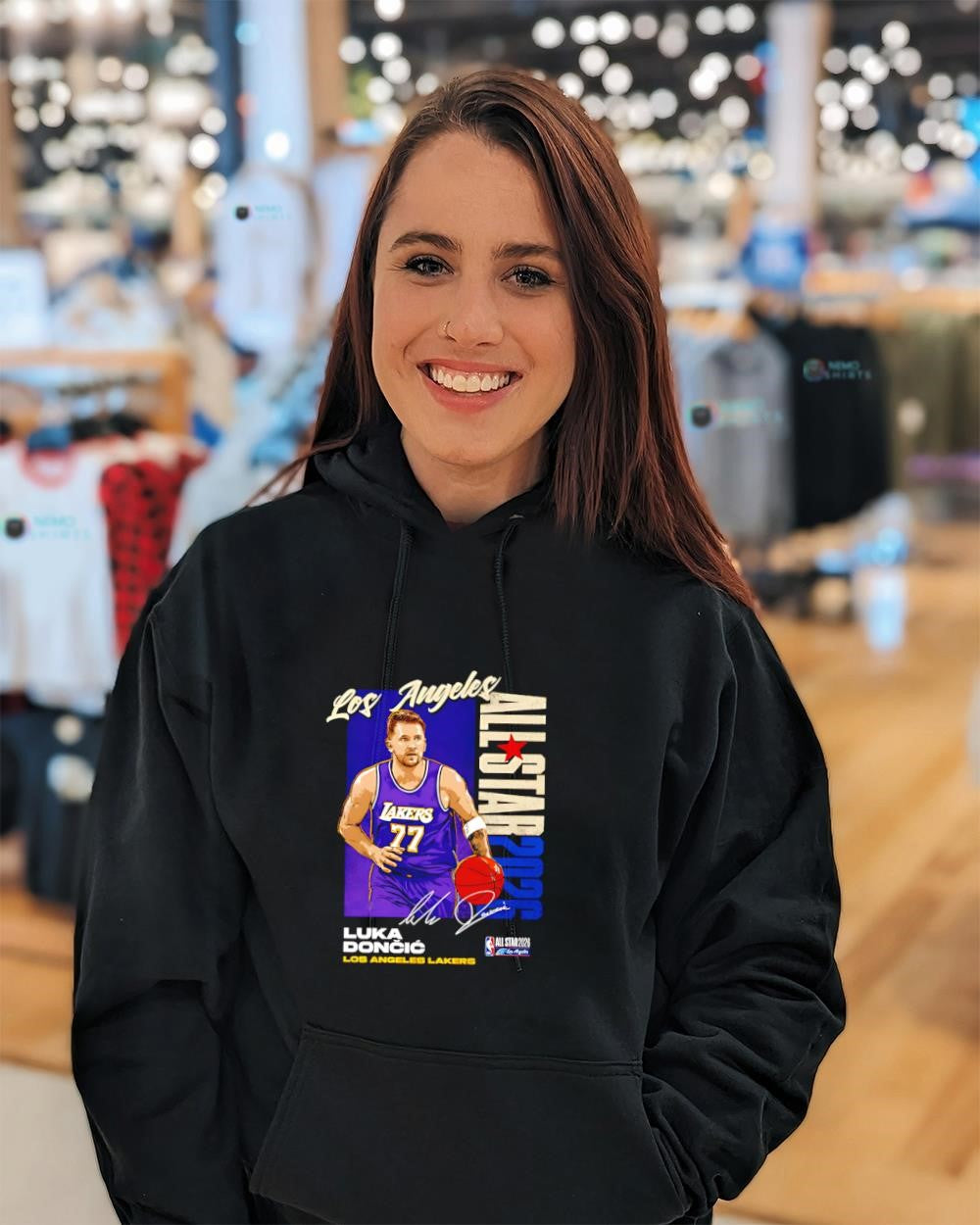 Luka Doncic Los Angeles Lakers 2026 NBA All-Star signature shirt