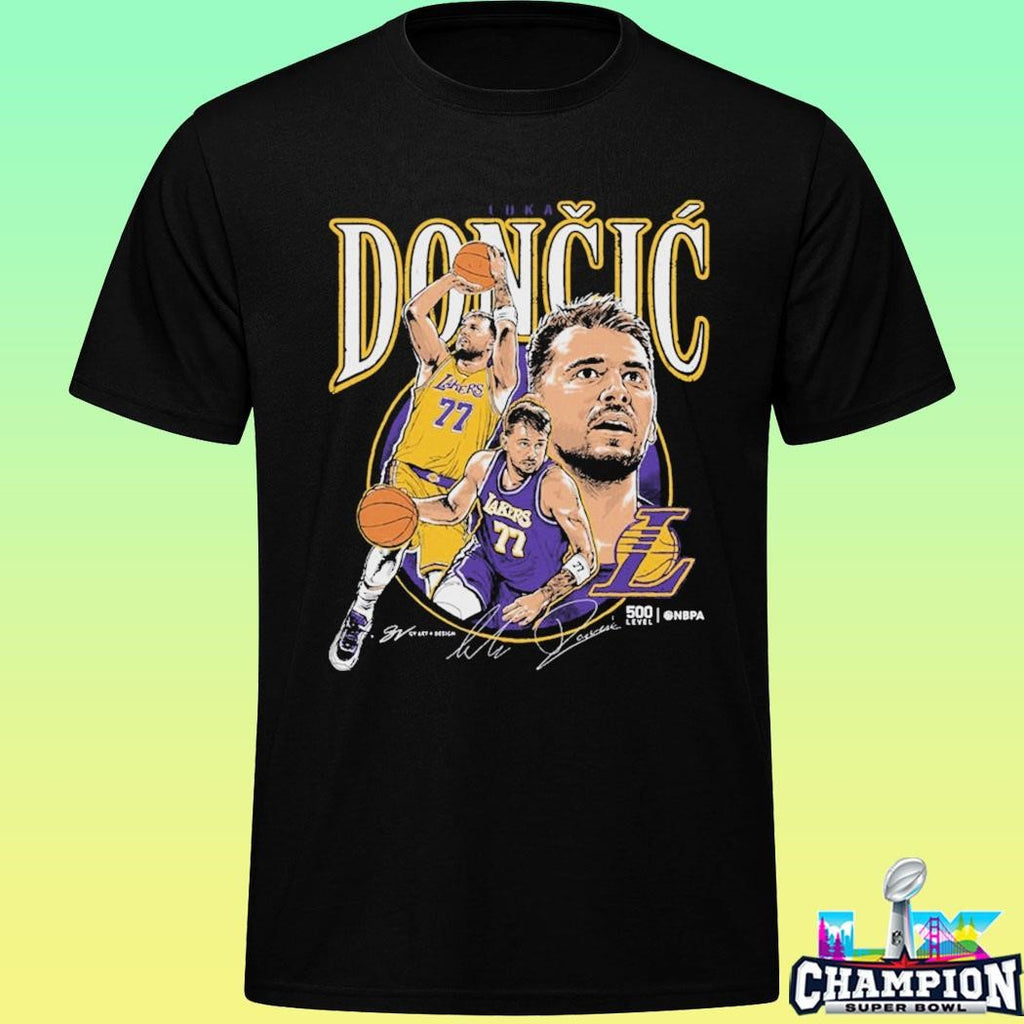 Luka Doncic Los Angeles Lakers Trio Shirt