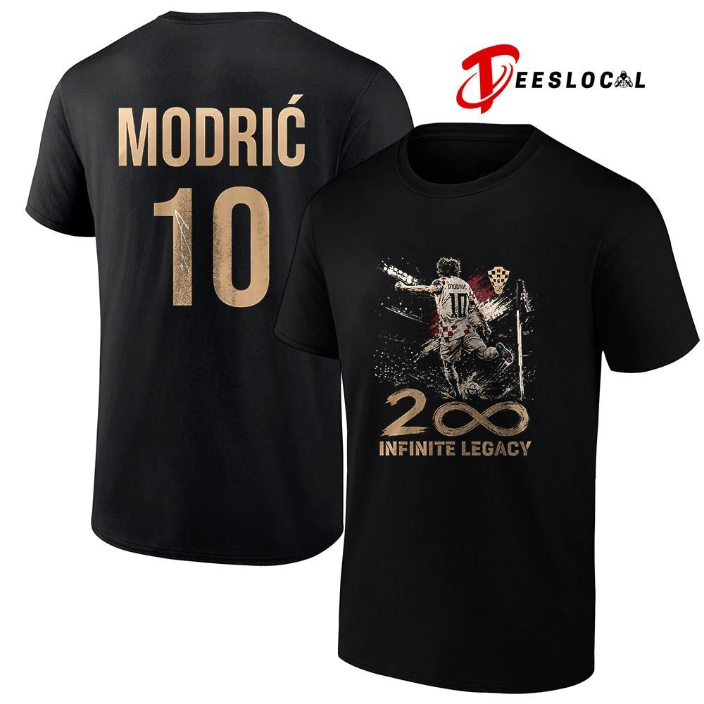 Luka Modric 200 infinite legacy appearances for Croatia signature shirt