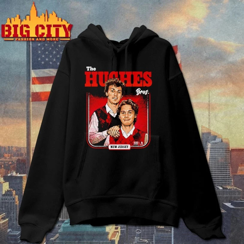 Luke Hughes &amp; Jack Hughes New Jersey Step Brothers shirt