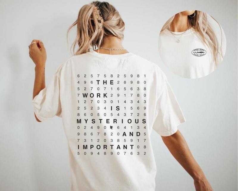 Lumon Industries Severance Shirt Lumon Shirt, Lumon TShirt The Work Is Mysterious And Important Shirt Severance Gift...