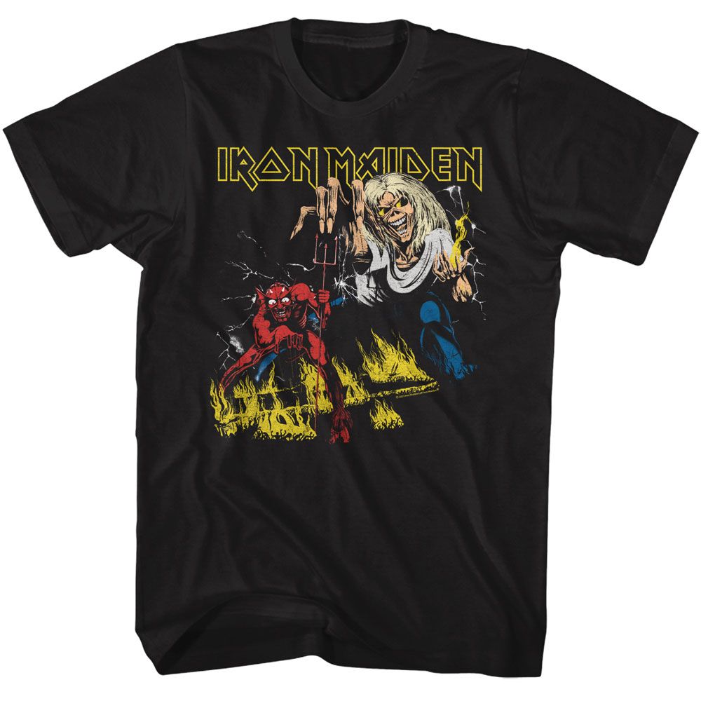 Iron Maiden Eddie Fire And Devil Official Official T-Shirt Hoodie, Sweatshirt | CiraTrend.com