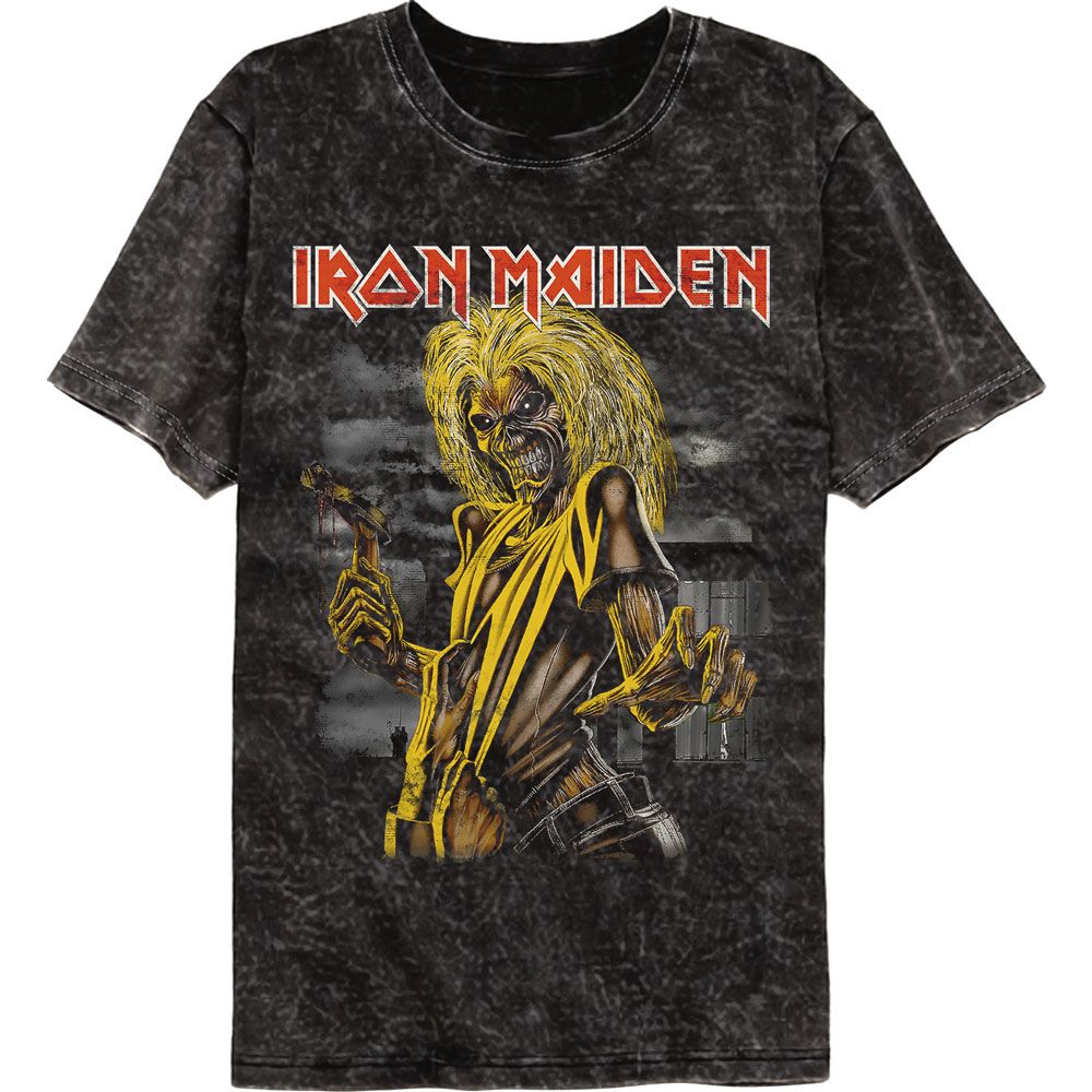 Iron Maiden Killers Cover Official Mineral Washed T-Shirt X-Large *Sale Hoodie, Sweatshirt | CiraTrend.com