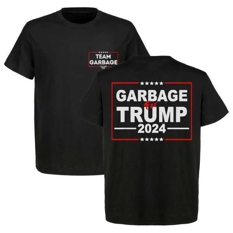 MAGA Garbage For Trump 2024 TShirt, Proud MAGA 2024, Team Trump Take The Trash Out, Make America Great Again, Crewneck...