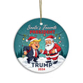MAGA Santa 2024 Christmas Ornament Santa's Favorite President 2024, Funny Ornament, Trump Inspired Christmas Cheer...