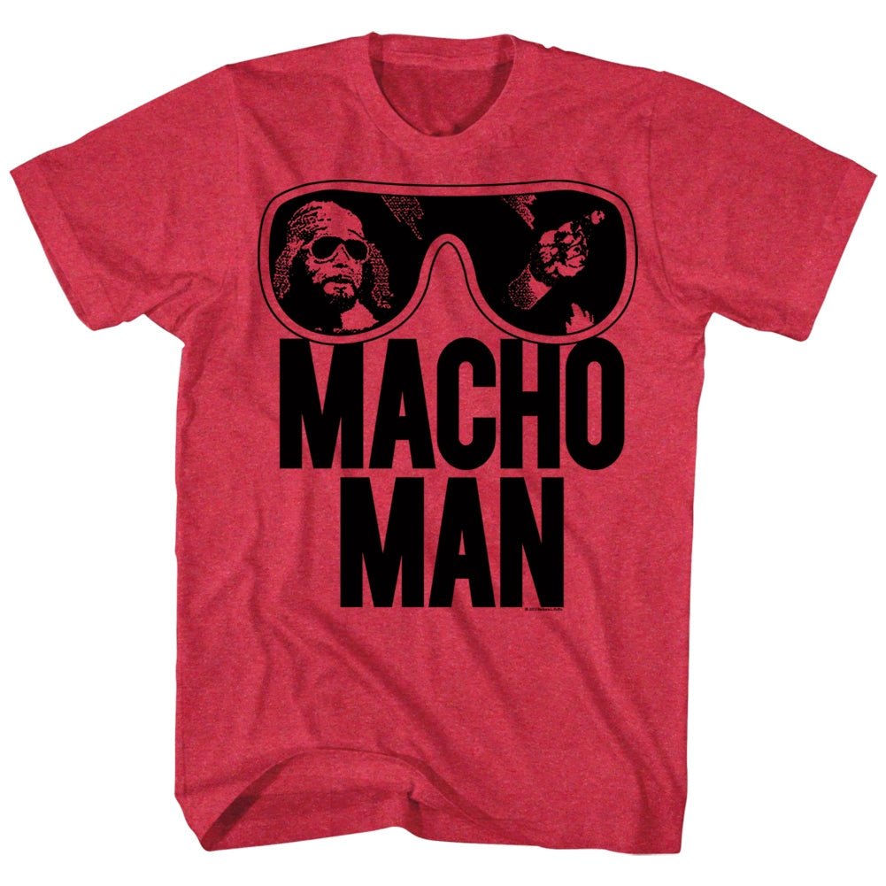 Macho Man Mens S/S T-Shirt - Ooold School - Heather Cherry Heather Hoodie, Sweatshirt | CiraTrend.com