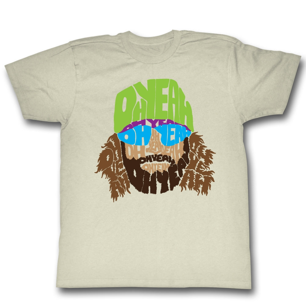 Macho Man Mens S/S T-Shirt - Ohyeahohyeahohyeah - Solid Natural Hoodie, Sweatshirt | CiraTrend.com