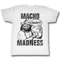 Macho Man Mens S/S T-Shirt - Diggit - Solid White Hoodie, Sweatshirt | CiraTrend.com