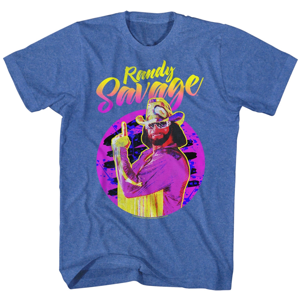 Macho Man Mens S/S T-Shirt - Randy Savage - Heather Royal Heather Hoodie, Sweatshirt | CiraTrend.com