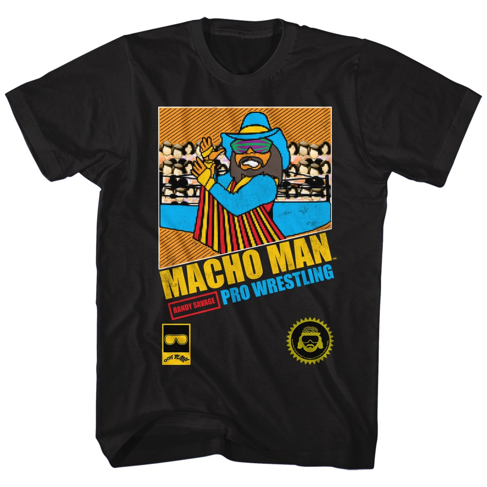 Macho Man Mens S/S T-Shirt - Pro Wrestling - Solid Black Hoodie, Sweatshirt | CiraTrend.com