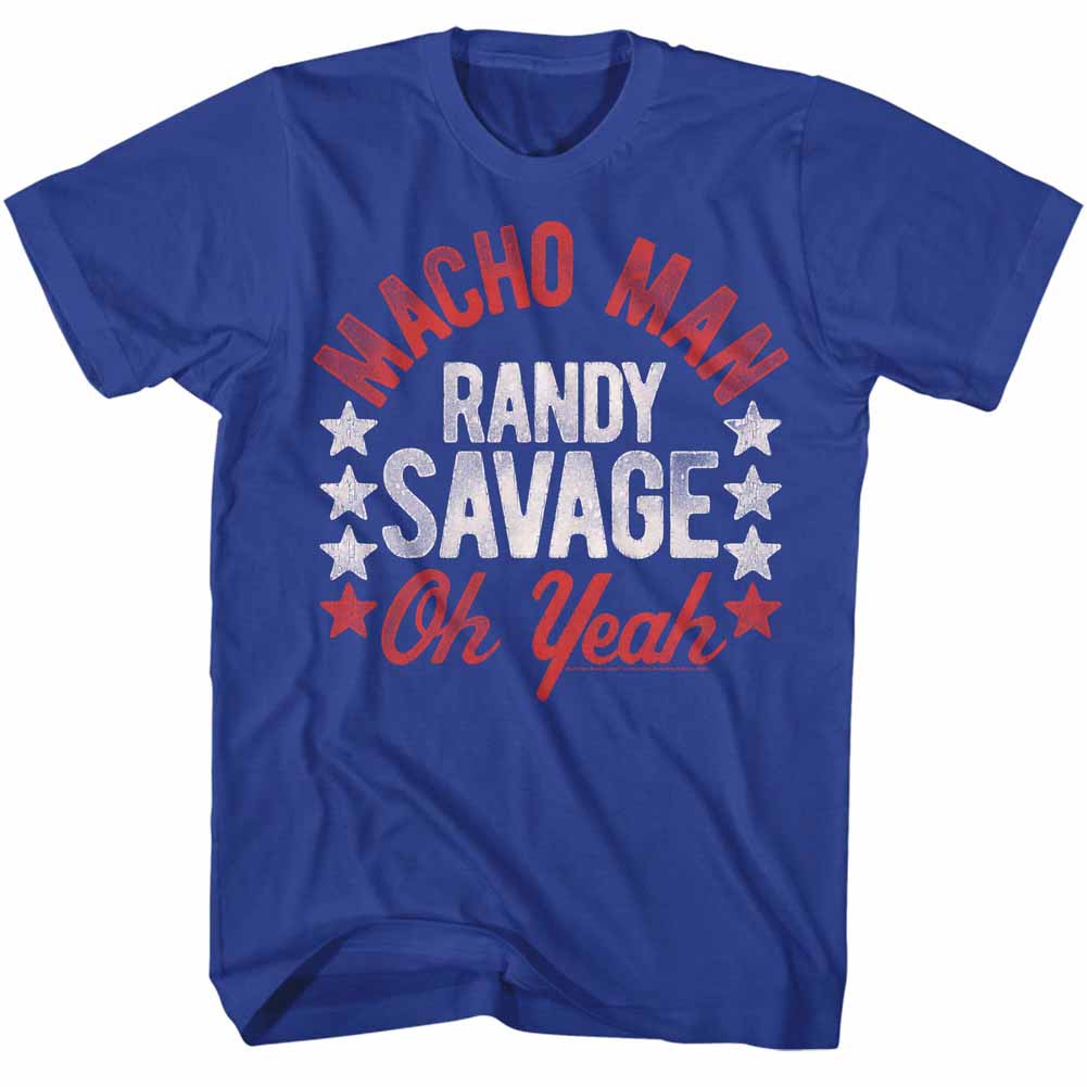 Macho Man Mens S/S T-Shirt - Rootsofmacho2 - Solid Royal Hoodie, Sweatshirt | CiraTrend.com