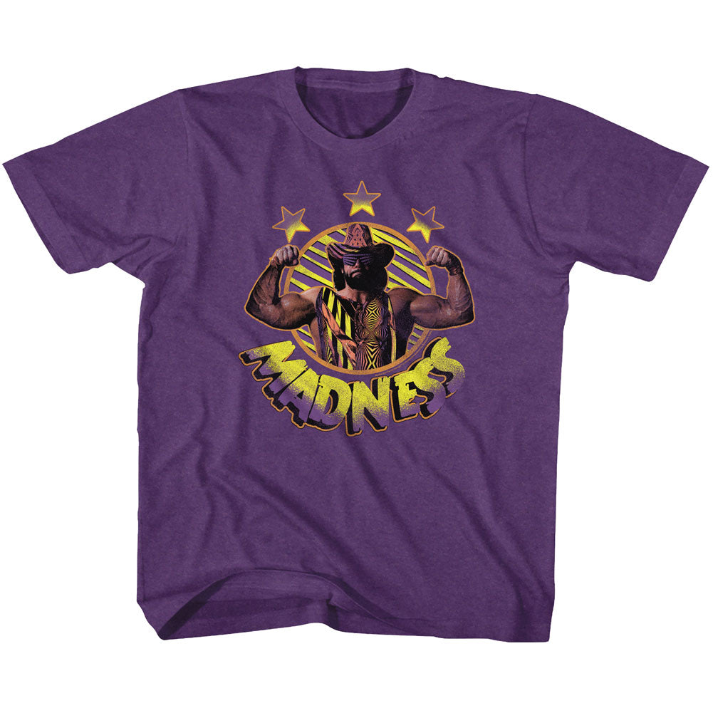 Macho Man Youth S/S T-Shirt - Macho Madness - Heather Vintage Purple Hoodie, Sweatshirt | CiraTrend.com