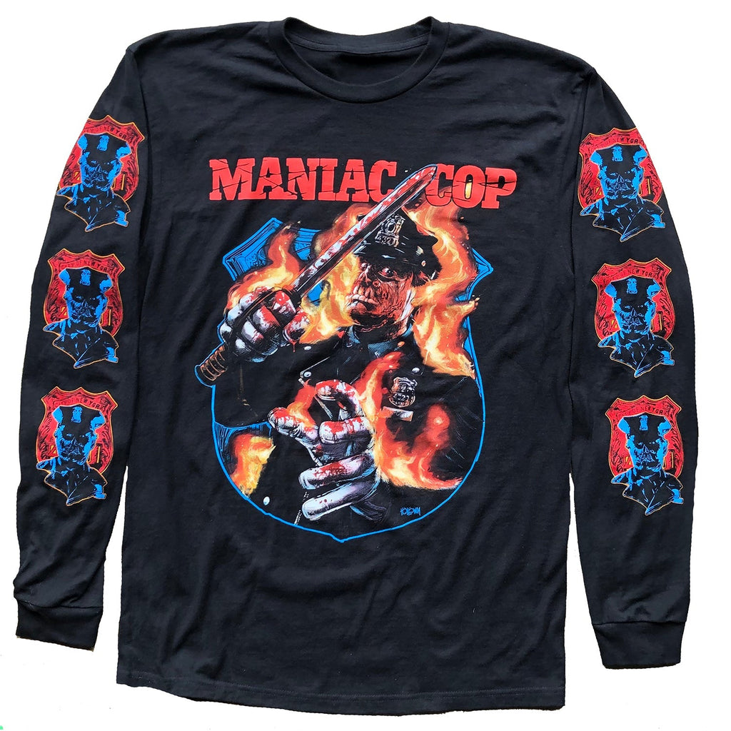 MANIAC COP LONG SLEEVE SHIRT Hoodie, Sweatshirt | CiraTrend.com (Image 1)