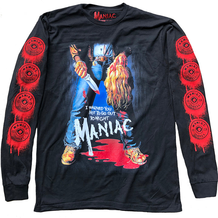 MANIAC POSTER LONG SLEEVE SHIRT Hoodie, Sweatshirt | CiraTrend.com (Image 1)