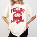 MAPTEES Feelin' Berry Good, Positive Vibes Comfort Colors Shirt, Strawberry Lover T-shirt, Coquette Strawberries Graphic...