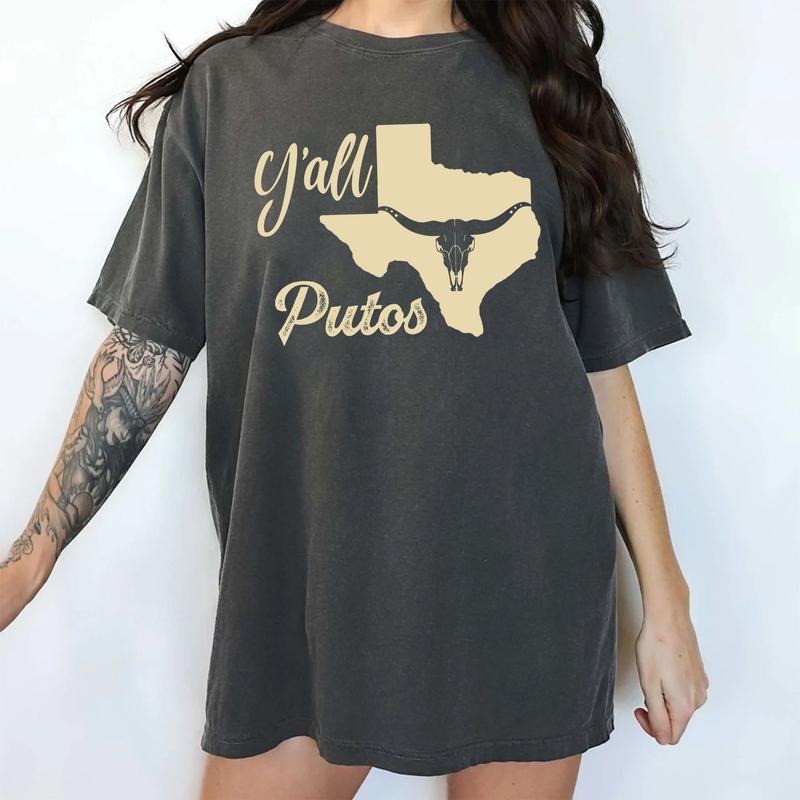 MAPTEES Funny Vintage Western Comfort Colors Shirt, Funny Cowboy Cowgirl T-shirt, Retro Sarcastic Graphic Tee, Texas...