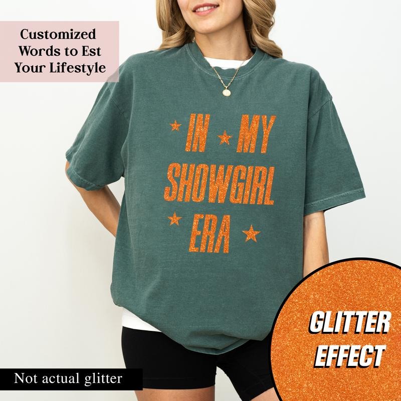 MAPTEES Music Lover Comfort Colors Shirt, Glitter Effect Pop Country Music Fandom Graphic Tee, Not Actual Glitter Fan...