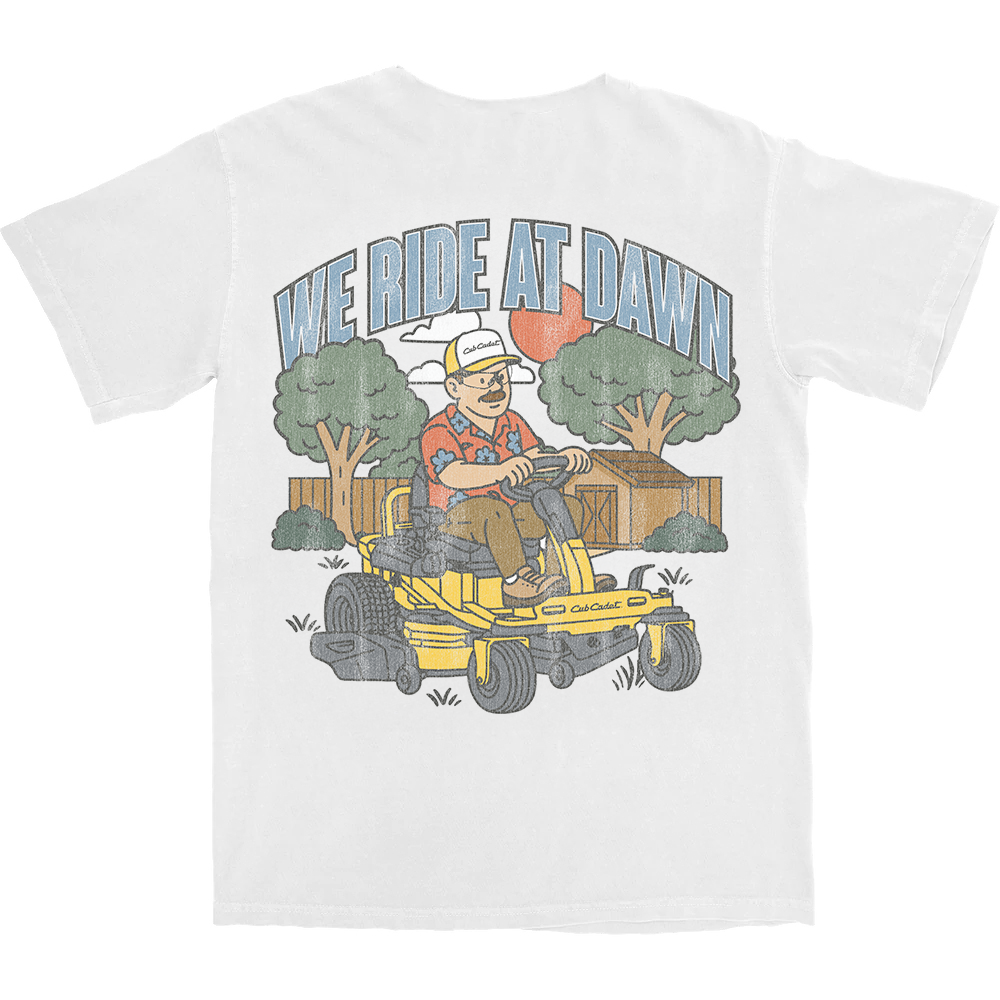We Ride At Dawn Cub Cadet x MCF T Shirt Hoodie, Sweatshirt | CiraTrend.com (Image 2)