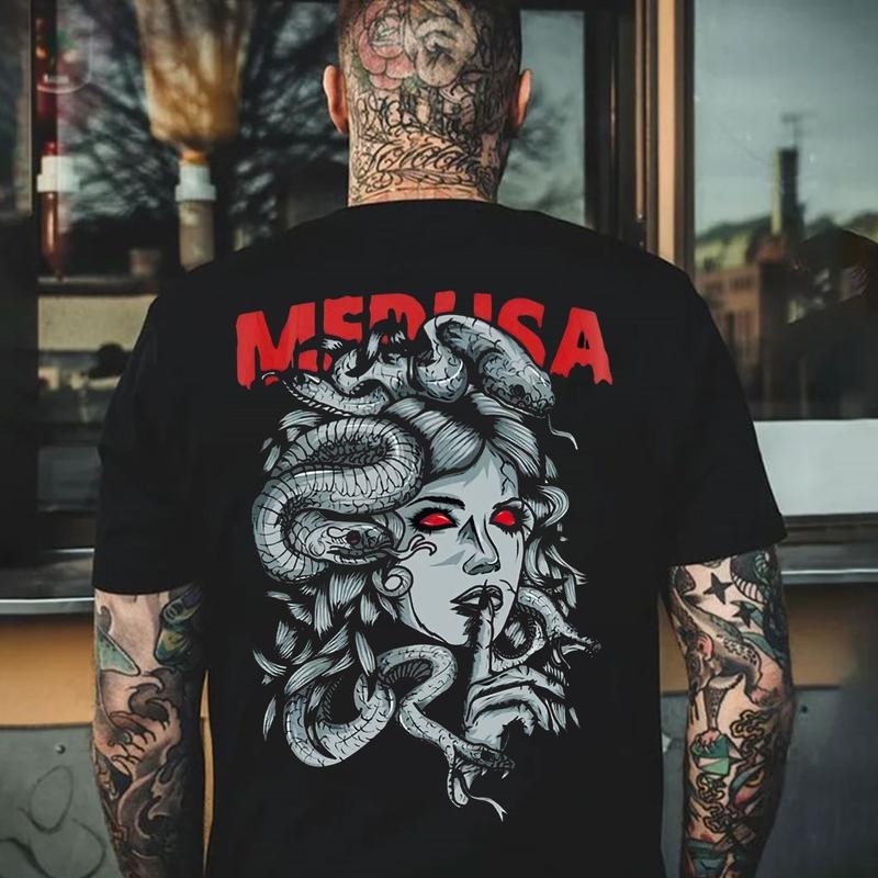 MEDUSA Print Men's T-shirt Hoodie, Sweatshirt | CiraTrend.com