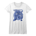 Mega Man Girls Juniors S/S T-Shirt - Megablues - Solid White Hoodie, Sweatshirt | CiraTrend.com