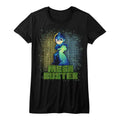 Mega Man Girls Juniors S/S T-Shirt - Mega Buster - Solid Black Hoodie, Sweatshirt | CiraTrend.com