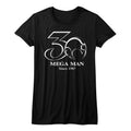Mega Man Girls Juniors S/S T-Shirt - 30Th Bw - Solid Black Hoodie, Sweatshirt | CiraTrend.com