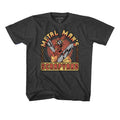 Mega Man Youth S/S T-Shirt - Scrapyard Sign - Heather Black Heather Hoodie, Sweatshirt | CiraTrend.com