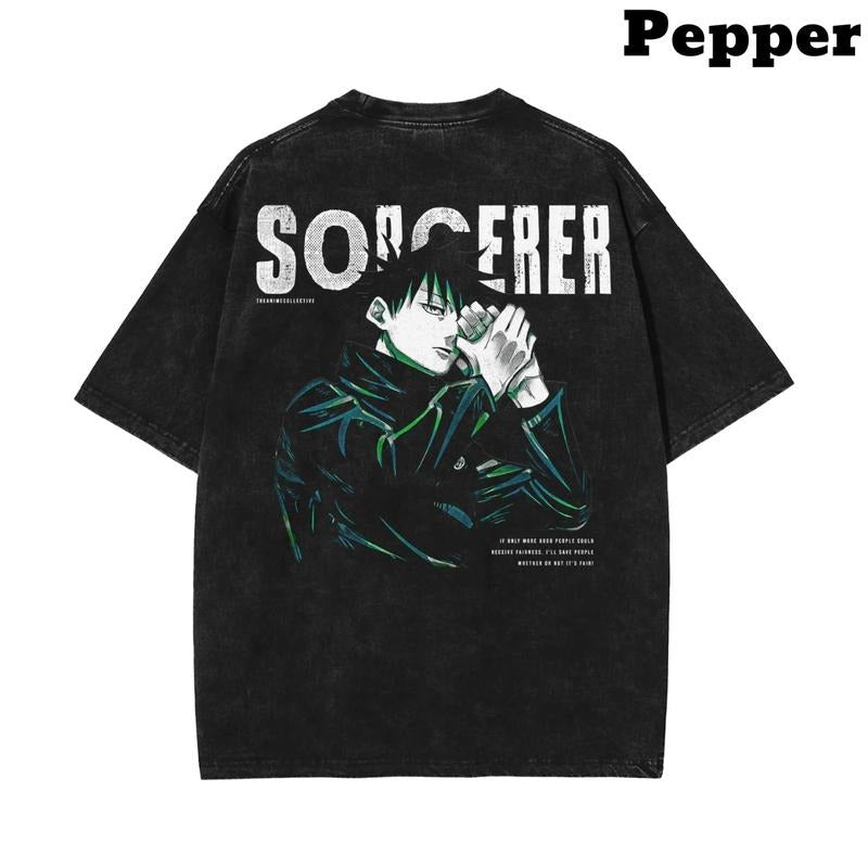 MEGUMI VINTAGE T-SHIRT, JUJUTSU KAISEN SHirt, JUJUTSU KAISEN Shirt, JUJUTSU KAISEN Merch, Anime Shirt, Vintage Graphic...
