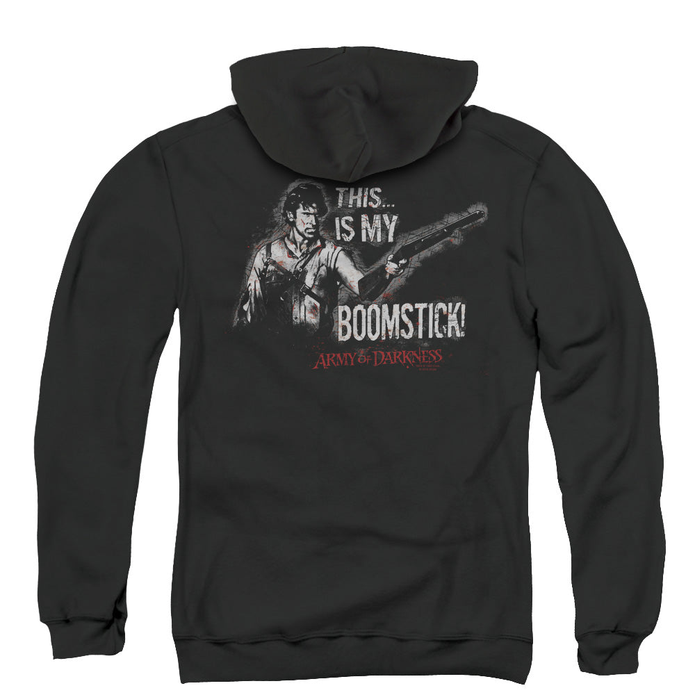 Army Of Darkness Boomstick Back Print Zipper Mens Hoodie Black T-Shirts, Sweatshirt | CiraTrend.com (Image 3)
