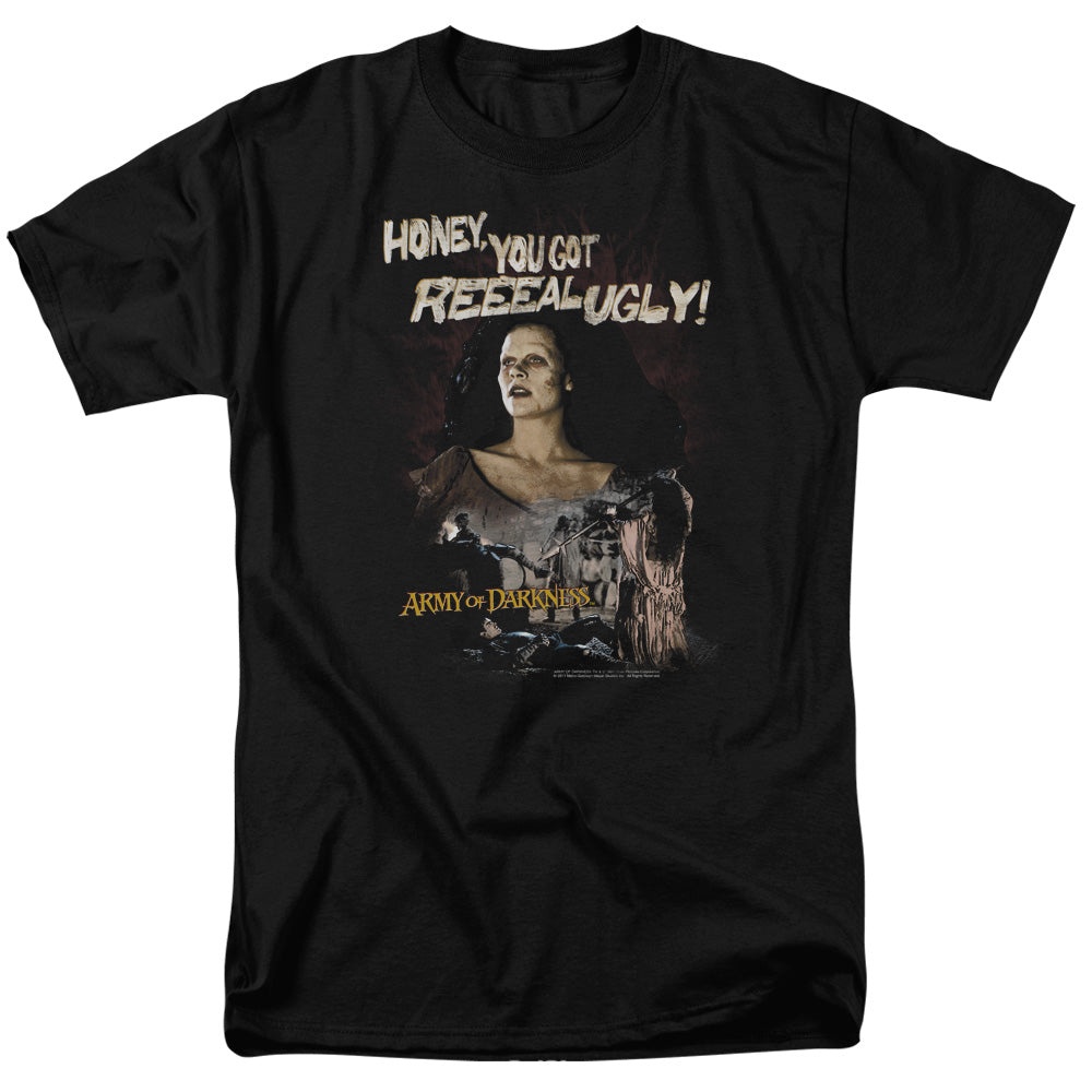 Army Of Darkness Reeeal Ugly! Mens T Shirt Black Hoodie, Sweatshirt | CiraTrend.com (Image 2)