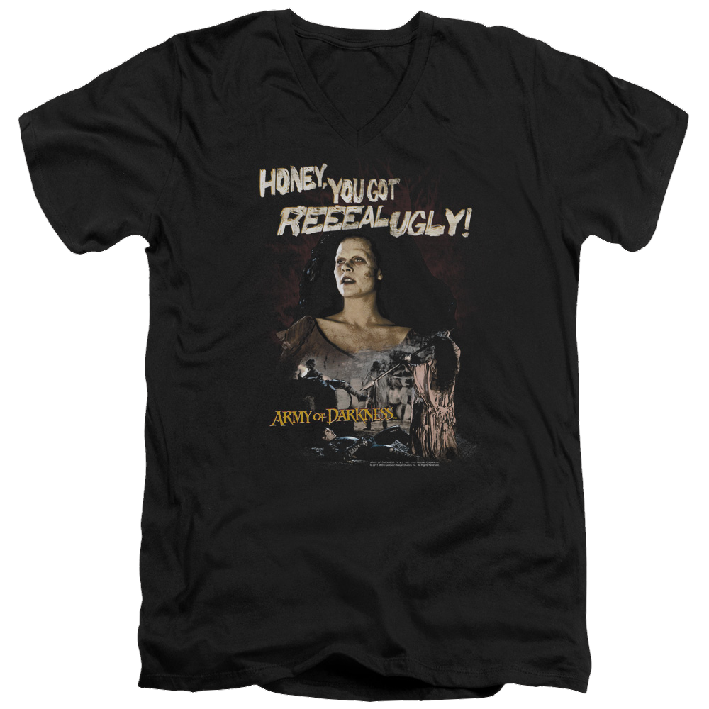 Army Of Darkness Reeeal Ugly! - Men's V-Neck T-Shirt Hoodie, Sweatshirt | CiraTrend.com