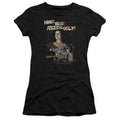 Army Of Darkness Reeeal Ugly! Junior Sheer Cap Sleeve Womens T Shirt Black Hoodie, Sweatshirt | CiraTrend.com