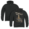 Army Of Darkness Reeeal Ugly! Back Print Zipper Mens Hoodie Black T-Shirts, Sweatshirt | CiraTrend.com (Image 1)